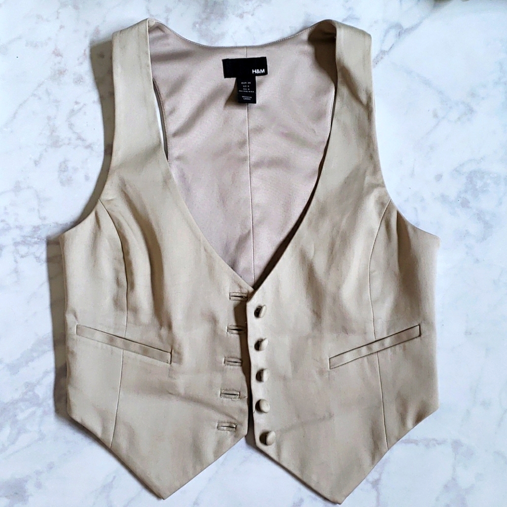 H&M tan vest
